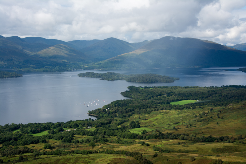 View from Conic Hill over Lock Lomond.